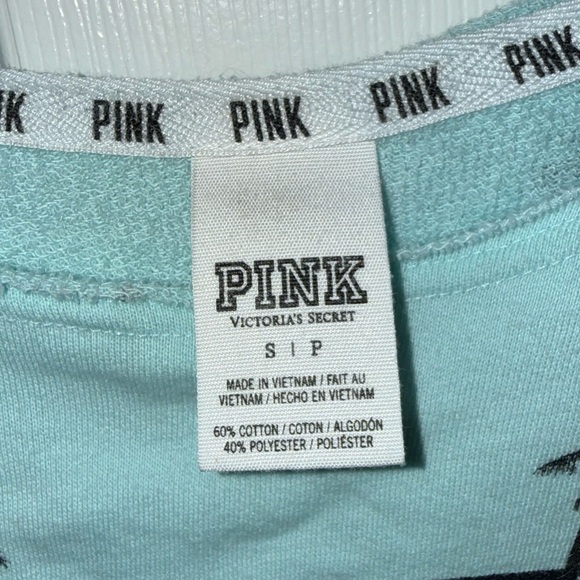 PINK Victoria's Secret ombré Blue Off-the-Shoulder Sweater - Picture 3 of 4